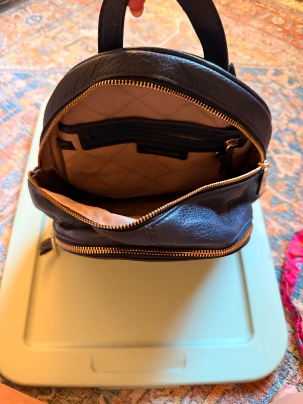 Michael Kors leather backpack